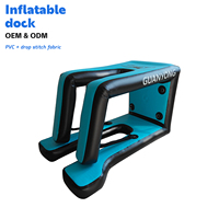 Platform Peluncuran Tiup untuk Latihan Foil, Dermaga Inflatable, Pad Peluncuran Hydrofoil, PVC Drop Stitch, Tahan Lama, Stabil, Dukungan OEM, Pasokan Pabrik