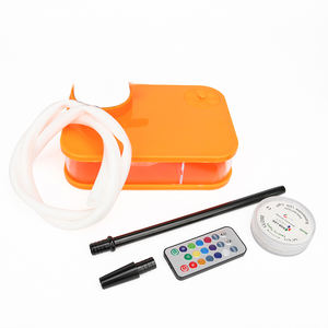 Narghilè da viaggio all'ingrosso che fuma Chicha Square Sheesha narghilè portatile LED shisha smoke shisha narghilè con luce a led - Product Image 2