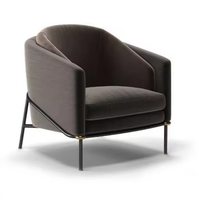 Vente en gros de canapé simple de luxe en cuir chaise longue moderne meubles d'appoint pour salon salle à manger chambre à coucher hôtel