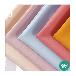80D poliéster <span class=keywords><strong>de</strong></span> alta densidad musgo crepé arrugado perla gasa tela 155gsm brillante suave satén 40 + <span class=keywords><strong>colores</strong></span> para vestidos bolsas y juguetes - Product Image 1