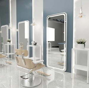 Miroir de Salon de Coiffure Professionnel Double Face LED pour Teinture à Chaud – Idéal pour Barbiers et Salons de Coiffure - Product Image 5