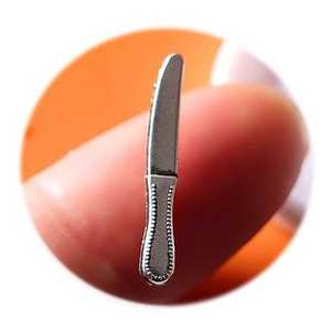 Venda imperdível kit de faca e colher de garfo kawaii, estatueta de casa de bonecas em miniatura, utensílios de mesa para decoração de cozinha, fornecedor - Product Image 3