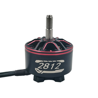 Moteur sans balais DC à aimant permanent haute vitesse 2812 900KV/1150KV, étanche IP54, 12N14P, efficacité IE2, en alliage de titane pour drone