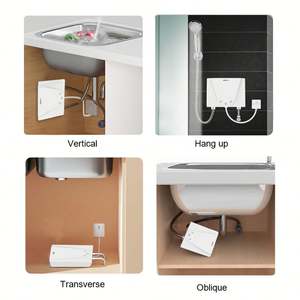 Anlabeier Electric Shower Water Heater LED Display Plastic Housing English Operation-<b>WiFi</b> Smart <b>Control</b> for Hotel Household Use - Product Image 6