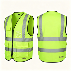 เสื้อกั๊กนิรภัยสะท้อนแสงระบายอากาศสำหรับฤดูร้อนสำหรับผู้ชาย - Product Image 5