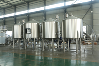 Système de brasserie Tonsen 1500L 1600L à 4 cuves, équipement de production de bière, usine de brasserie clé en main