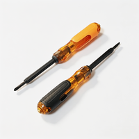 Destornillador profesional con doble LED y probador de voltaje, punta magnética fuerte, mango de PC anticaída, herramienta de reparación eléctrica plana y Phillips