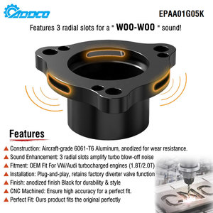 ADDCO-EPMAN Turbo adaptador de válvula de soplado de aluminio espaciador BOV para VW Golf GTI Mk7 para Audi A3/A4/TT EPAA01G05K - Product Image 5