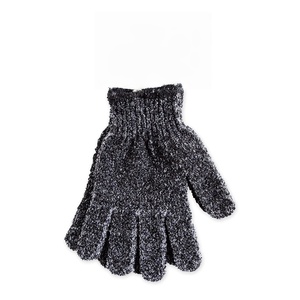 Charcoal Exfoliating Gloves Exfoliating Gloves With Hanging Loop <b>Body</b> <b>Scrub</b> for Dry Skin <b>Body</b> Exfoliator - Product Image 2
