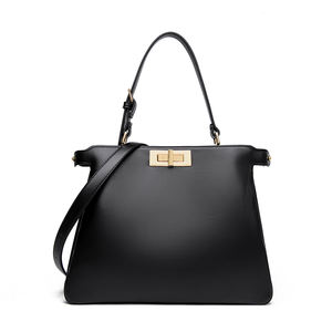 विंटेज यात्रा क्रॉसबॉडी हैंडबैग ठोस रंग काले महिलाओं के कंधे की स्लिंग बैग - Product Image 1