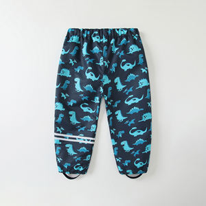 OCE Pantalon pour garçons de printemps et d'automne, pantalon imperméable pour enfants, pantalon imprimé mignon pour enfants, pantalon de pluie pour garçons - Product Image 2