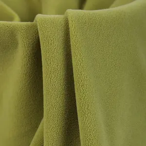 Customized Color One Side Anti Pilling Knit Recycled Fleece Fabric Polar For Jacket Garment