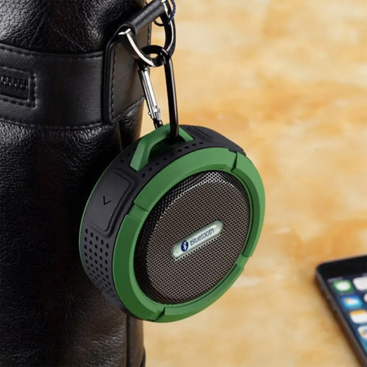 Speaker Portabel Bluetooth Promosi tahan air luar ruangan Shower kustom Speaker dengan Logo