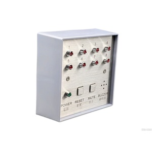 MAM-108 8-khu báo động màn hình bảng điều khiển hệ thống an ninh Chất lượng cao địa chỉ báo cháy Bảng điều khiển điện nguồn DC 12V - Product Image 3