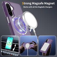 Coques de téléphone antichoc de luxe en PC+TPU avec support magnétique pour A17 5G/A06/A07/A36/A56/A16