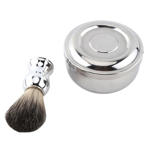 Ensemble de Rasage Professionnel Haut de Gamme en Acier Inoxydable pour Hommes et Salons de Barbier - Écologique et Léger pour le Rasage du Visage et des Cheveux - Product Image 3
