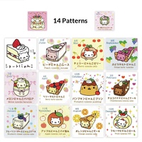 Rouleau d'autocollants Kawaii Chat et Gâteau, 500 pièces, Autocollants Vintage Japonais pour Agendas, Journaux et Bouteilles d'Eau, Vente en Gros