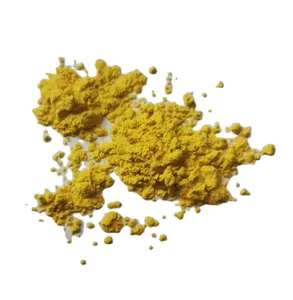 Poudre de pigments de glaçure en céramique jaune