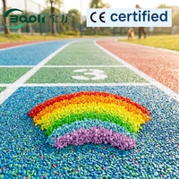Meilleur revêtement de sol en caoutchouc EPDM pour aire de jeux, certifié CE, surface souple et sûre pour les terrains de sport professionnels, imperméable, antidérapant, extérieur