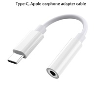 Convertisseur numérique-analogique JILIAN DC Type-C vers 3,5 mm, adaptateur audio avec alliage d'aluminium pour écouter des chansons