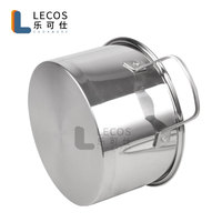LECOS Sauteuse de cuisine professionnelle à induction de 8 fournisseurs en gros Set de cuisine en acier inoxydable à vendre