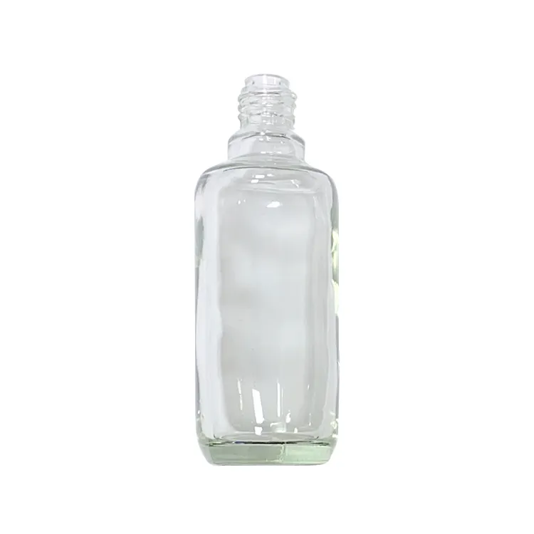 空のエッセンス蒸留スキンケア透明ガラストナー化粧品ドロップボトル