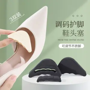 Shoes Big Change Small Forefoot Mat Non-slip Insole Adjustment Of 1 Size Pad Shoe Head Plug Half Size Pad