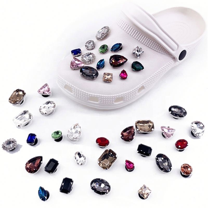 Оптовая продажа обуви, цветы, очаровательные украшения на Рождество, Хэллоуин, очаровательные Необычные милые аксессуары для обуви, садовая обувь, пряжка со стразами