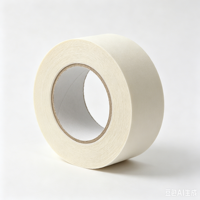 Ruban de masquage en crêpe blanc en rouleau jumbo avec doublure verte, sans résidus, pour peinture murale et travaux de construction