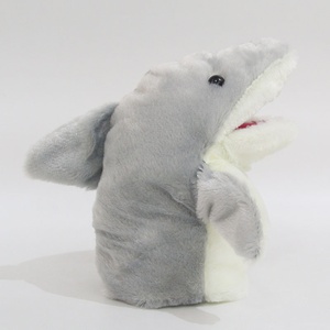 Marionnette de main en peluche Requin Animal Marin Mignon de <span class=keywords><strong>Dessin</strong></span> <span class=keywords><strong>Animé</strong></span>, Jouet Confort pour Enfants, Accessoire de Spectacle Amusant, Super Doux, Sac PP OPP - Product Image 5