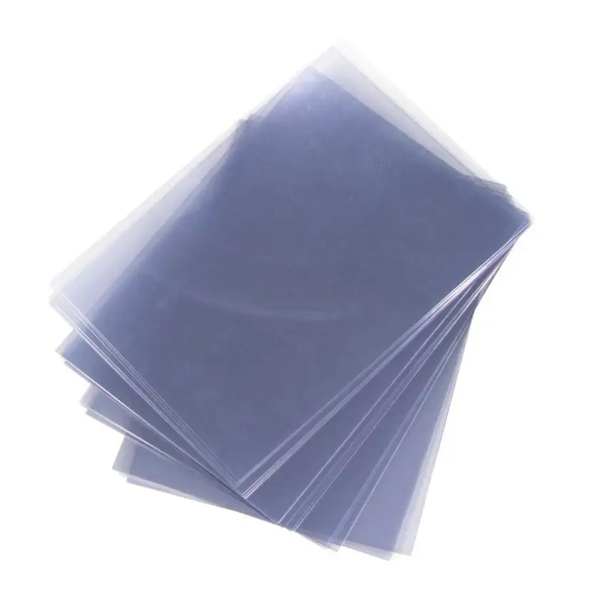 150 Microns 130 Microns Clear PVC Book Cover Transparent PVC Sheet A4 Size PVC Binding Cover