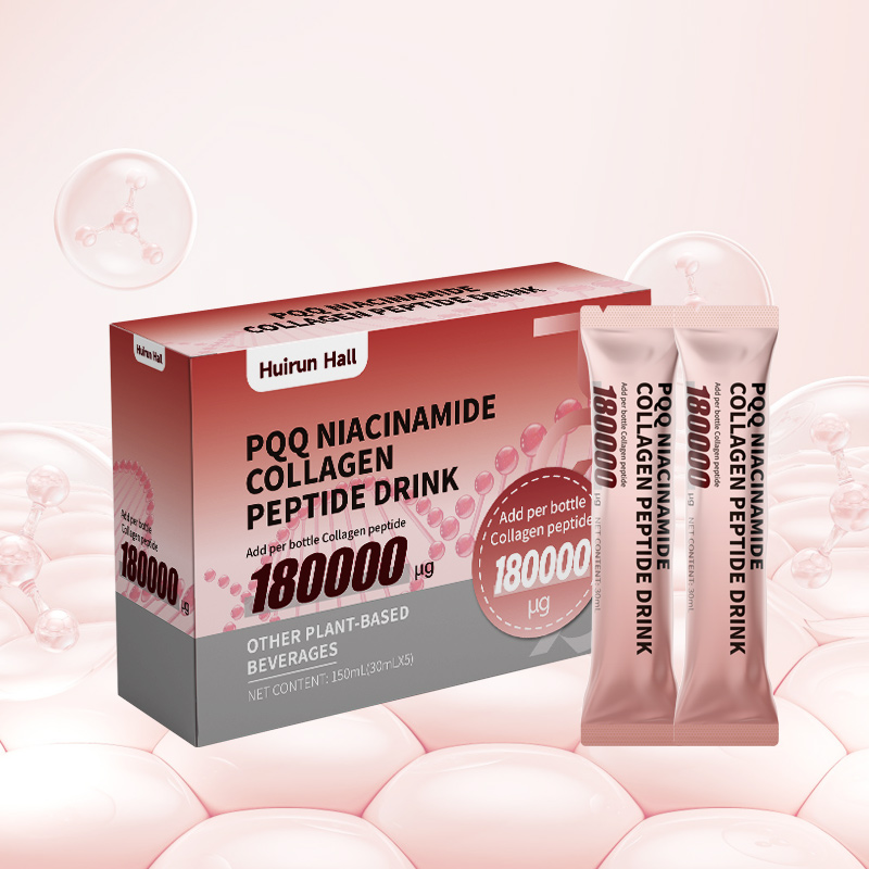 Готовый напиток PQQ Ниацинамид, коллагеновый напиток для здоровья OEM/ODM, Заказная Ароматизированная бутылка для упаковки, функциональная жидкая добавка