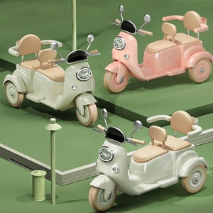 Coche Eléctrico de Juguete <span class=keywords><strong>para</strong></span> Niños con Control Remoto, Motocicleta Doble y Triciclo con Batería Grande <span class=keywords><strong>para</strong></span> Niños y Niñas - Product Image 2