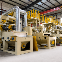 Machine de sablage continu pour le nettoyage des surfaces et l'élimination de la rouille et des oxydes sur les profilés métalliques