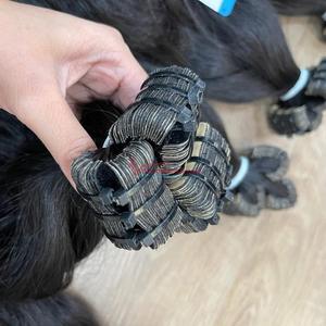 ARTICLES CHAUDS pour 2025! Facile à appliquer, extensions de cheveux ondulés naturels et droits, cheveux humains bruts prêts à être expédiés - Product Image 6