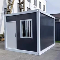 Maison conteneur modulaire de luxe à panneaux sandwich, économique, de 20/40 pieds, avec conception préfabriquée détachable pour usage bureautique