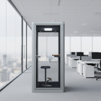 Cabines insonorisées multifonctionnelles durables UNIBOOTH, design moderne, espace de travail mobile, bureau à domicile, hôpital, appartement, salle à manger