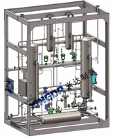 Électrolyse alcaline de l'eau d'usine de générateur de l'hydrogène H2 pour la production d'oxy-hydrogène et d'ammoniaque