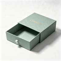 Boîte rigide personnalisée pour chocolats et bonbons avec couvercle coulissant réutilisable, logo gravé, emballage cadeau pour chocolats de marques de prestige
