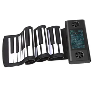 Model Baru 61 Tuts Piano Elektronik Keyboard Hand Roll Piano Jual 61 Key Digital Elektronik Piano Keyboard