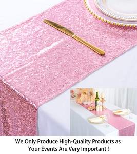 Chemin de table à paillettes chemin de table <span class=keywords><strong>en</strong></span> or brillant pour anniversaire bébé douche fête décoration chemin de table <span class=keywords><strong>en</strong></span> dentelle pour mariages - Product Image 2