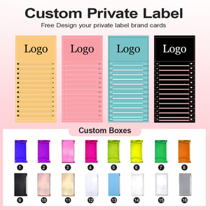 Eyelash Extension Supplies <strong>C</strong>/D <strong>Curl</strong> Lash Extensions Private Label Natural Long Eyelash Extensions - Product Image 3