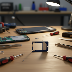 Bandeja de Tarjeta SIM Dual Cut Azul para Redmi 10C, Pieza de Repuesto - Product Image 3