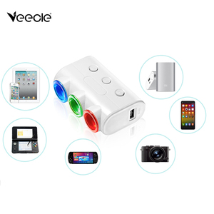 120w smart phone dual usb 3 in 1 <span class=keywords><strong>presa</strong></span> <span class=keywords><strong>accendisigari</strong></span> <span class=keywords><strong>adattatore</strong></span> per caricabatteria da auto 12V 24V - Product Image 2