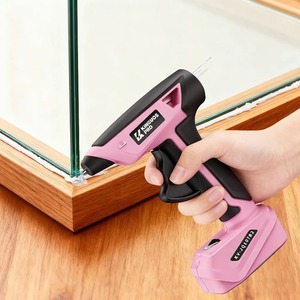 <span class=keywords><strong>Pistola</strong></span> de Pegamento Caliente Eléctrica Inalámbrica de Nuevo Tipo, Color Rojo, Precio de Fábrica, Más Vendida, Puerto Tipo C, Indicador LED, Batería de Litio de 7 mm - Product Image 2