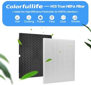 Filtre de remplacement domestique anti-allergènes True HEPA et charbon actif H 116130 pour <span class=keywords><strong>purificateur</strong></span> d'air <span class=keywords><strong>Winix</strong></span> 5500-2 - Product Image 6