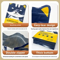 Sac scellé de qualité alimentaire pour aliments pour chiens et chats 25 kg Emballage universel pour aliments de base Personnalisable Vente en gros