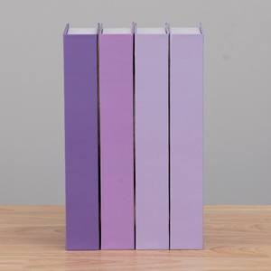 Pelangi warna Solid Prop buku mewah rumah toko dekorasi jendela Cardstock ruang tamu dekorasi buku rumah palsu - Product Image 4