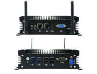 Mini PC Industrial EGLOBAL Económico Sin Ventilador con Intel Core I5, RAM DDR3, 2 COM, Pantalla Única/Doble VGA, SSD MSATA