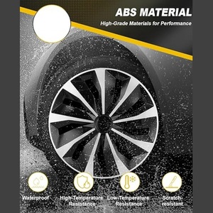 Tapacubos de 16 Pulgadas, Juego de 4 Tapas Universales para Llantas R16, Decoración para Autos, Tapacubos para Toyota Camry, Nissan, Mazda - Product Image 3